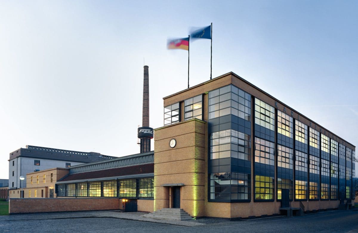 Die Schuhleistenfabrik im niedersächsischen Alfeld wurde 1911 fertiggestellt und gehört
seit 2011 zum Weltkulturerbe.