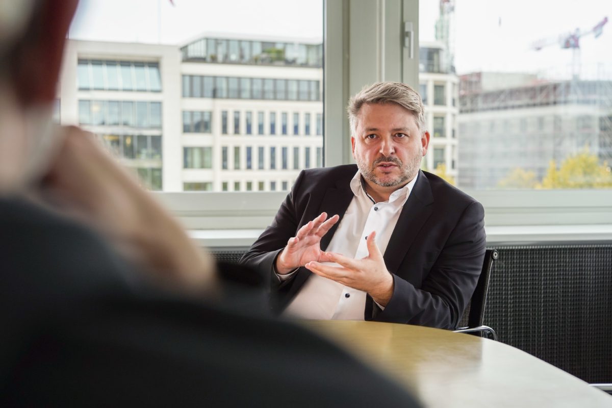 Marc Holberg setzt sich als Leiter Transportbeton bei Holcim Deutschland ambitionierte Ziele.