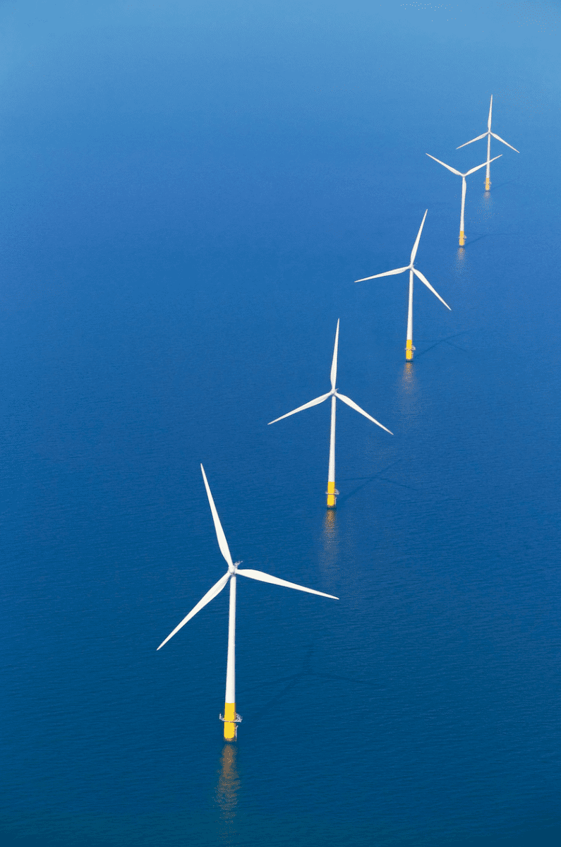 Holcim bezog 2022 bereits 50 Prozent des Strombedarfs aus Windenergie.